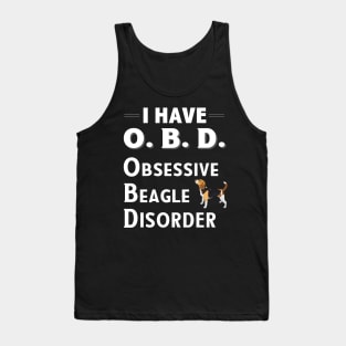 I Have OBD Obsessive Beagle Disorder Tank Top